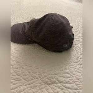 Womens Lululemon Gray lightweight  Running Hat with adjustable strap